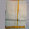 Pattu Dhoti & Kanduva Self Medium Zari Border - Click here to View more details about this Product